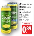 Natur Radler im Angebot bei E center in Neustadt Natur Radler Angebote von Gösser bei E center Neustadt für 0,89 €