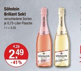 Aktuelles Brillant Sekt Rosé Angebot bei V-Markt in Regensburg ab 2,49 €