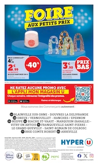 Promotion Rideau dans le prospectus Hyper U, valable du 27/01/2026 au 08/02/2026 Promo Rideau dans le catalogue Hyper U du moment à la page 56