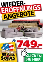 Seats and Sofas Prospekt für Winnenden mit 1 Seiten Seats and Sofas Prospekt für Winnenden: "Mega Verkauf", 1 Seiten, 25.04.2021 - 08.05.2021