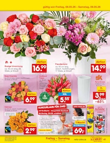 Blumen im Netto Marken-Discount Prospekt "Aktuelle Angebote" mit 75 Seiten (Wiesbaden)