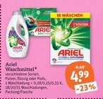 Waschmittel Pulver Angebote von Ariel bei tegut Gotha für 4,99 €