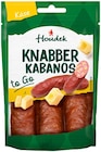 Knabber Kabanos Käse von Houdek für 1,59 € bei REWE im Angebot Knabber Kabanos Käse von Houdek im aktuellen REWE Prospekt