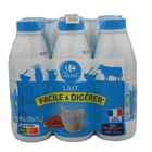 Lait U.H.T. facile à digérer - CARREFOUR CLASSIC' - Carrefour Market à Angers Lait U.H.T. facile à digérer - CARREFOUR CLASSIC' en promo chez Carrefour Market Angers à 7,24 €