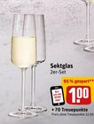 Sektglas im Angebot bei REWE in Herten Sektglas Angebote bei REWE Herten für 1,00 €