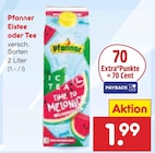Eistee oder Tee Angebote von Pfanner bei Netto Marken-Discount Schwabach für 1,99 €