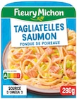Tagliatelles Saumon - FLEURY MICHON en promo à 2,07 € chez Colruyt Tagliatelles Saumon - FLEURY MICHON dans le catalogue Colruyt