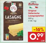 Original italienische Lasagneplatten im aktuellen Prospekt bei Netto Marken-Discount in Friedland