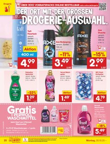 Waschmittel im aktuellen Netto Marken-Discount Prospekt (Bremen) Waschmittel im Netto Marken-Discount Prospekt "Aktuelle Angebote" mit 44 Seiten (Bremen)