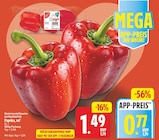 Aktuelle Paprika Angebote bei EDEKA in Potsdam Aktuelles Paprika, rot Angebot bei EDEKA in Potsdam ab 0,77 €