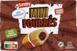 Mini fourrés coeur au chocolat - Sondey en promo chez Lidl Rouen à 1,24 €