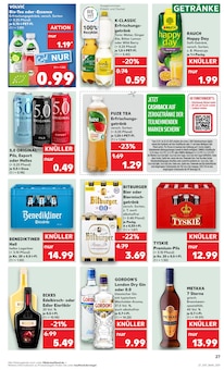 Volvic im Kaufland Prospekt "UNSERE MEGA ANGEBOTE" mit 50 Seiten (Ibbenbüren)