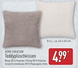 Aktuelle Kopfkissen Angebote bei ALDI Nord in Hildesheim Aktuelles Teddyplüschkissen Angebot bei ALDI Nord in Hildesheim ab 4,99 €