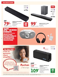 Prix et réduction Philips dans le prospectus Auchan Hypermarché en cours Offre Philips dans le catalogue Auchan Hypermarché du moment à la page 6