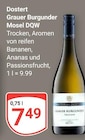 Grauer Burgunder Mosel DQW im Angebot bei GLOBUS in Leipzig Grauer Burgunder Mosel DQW Angebote von Dostert bei GLOBUS Leipzig für 7,49 €