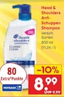 Anti-Schuppen Shampoo Angebote von Head & Shoulders bei Netto Marken-Discount Bielefeld für 8,99 €