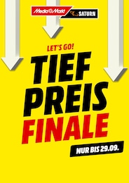 Der aktuelle MediaMarkt Saturn Prospekt Der aktuelle MediaMarkt Saturn Prospekt: LET'S GO! TIEFPREISFINALE