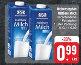 Haltbare Milch 3,5% oder Haltbare Milch 1,5% bei E center im Wunsiedel Prospekt für 0,99 €