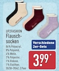 Flauschsocken von UP2FASHION im aktuellen ALDI Nord Prospekt