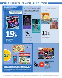 Offre Jeu De Société dans le catalogue E.Leclerc du moment à la page 40