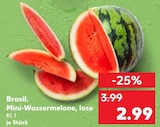 Mini-Wassermelone, lose bei Kaufland im Mosbach Prospekt für 2,99 €