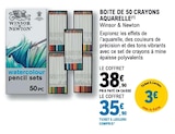 Boîte de 50 crayons aquarelle - Winsor & Newton en promo chez E.Leclerc Thionville à 35,90 €