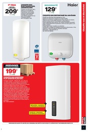 Promos Chauffe-Eau Électrique dans le catalogue "PRIX DÉPÔT" de Brico Dépôt Chauffe-Eau Électrique en promo dans le catalogue Brico Dépôt à la page 7