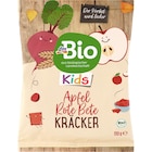 Kindersnack, Kräcker Apfel Rote Bete ab 3 Jahren Angebote von dmBio bei dm-drogerie markt Aurich für 1,55 €