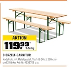 BIERZELT-GARNITUR im Angebot bei OBI in Loxstedt BIERZELT-GARNITUR Angebote bei OBI Loxstedt für 119,99 €