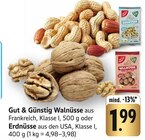 Walnüsse Angebote von Gut & Günstig bei EDEKA Saarbrücken für 1,99 €
