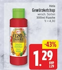 Gewürzketchup von Hela für 1,29 € bei EDEKA im Angebot Gewürzketchup von Hela im aktuellen EDEKA Prospekt
