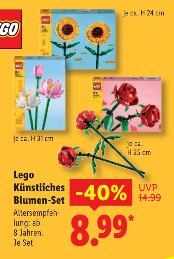 Künstliches Blumen-Set