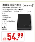 EXTERNE FESTPLATTE Angebote von Intenso bei Marktkauf Gladbeck für 54,99 €