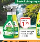 Reiniger Angebote von Frosch bei GLOBUS Ludwigshafen für 1,79 €