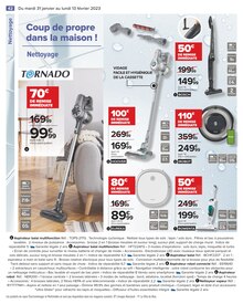 Promotion Rowenta dans le prospectus Carrefour, valable du 31/01/2023 au 13/02/2023 Promo Rowenta dans le catalogue Carrefour du moment à la page 42