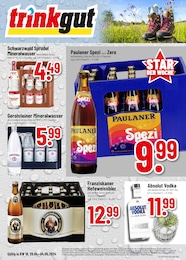 Aktueller Trinkgut Getränkemärkte Prospekt für Frankfurt: Aktuelle Angebote mit 8} Seiten, 29.04.2024 - 04.05.2024