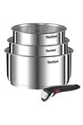Batterie de cuisine Tefal Lot 4 pieces Ingenio Emotion Inox L896S404 - Tefal en promo chez Darty Batterie de cuisine Tefal Lot 4 pieces Ingenio Emotion Inox L896S404 - Tefal dans le catalogue Darty