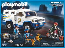 Playmobil - PLAYMOBIL dans le catalogue Monoprix FOURGON BLINDÉ AVEC CONVOYEURS DE FONDS - 9371 - PLAYMOBIL à 24,99 € en promo chez Monoprix
