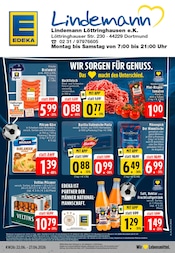 EDEKA Discounter Prospekt der aktuellen Woche mit 24 Seiten, gültig von 22.06.2026 bis 27.06.2026, in Wetter und Umgebung Aktueller EDEKA Discounter Prospekt in Wetter und Umgebung, "Aktuelle Angebote" mit 24 Seiten, 22.06.2026 - 27.06.2026