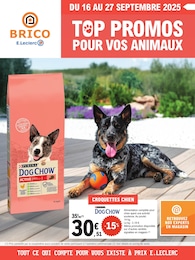 Catalogue Supermarchés E.Leclerc en cours à Ussel et alentours, TOP PROMOS POUR VOS ANIMAUX, 4 pages, 16/09/2025 - 27/09/2025