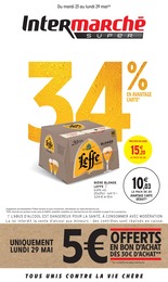 Prix et réduction Bière dans le prospectus Intermarché en cours Offre Bière dans le catalogue Intermarché du moment à la page 1