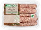 Schweine-Bratwurst von REWE Bio für 5,55 € bei REWE im Angebot Schweine-Bratwurst von REWE Bio im aktuellen REWE Prospekt