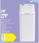 Lave linge top 7kg - CANDY en promo chez Intermarché Joinville-le-Pont à 279,00 €