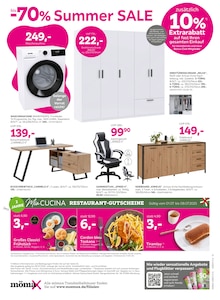 Waschmaschine im mömax Prospekt "Summer SALE" mit 12 Seiten (Laatzen)