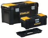 Lot de 2 boîtes à outils emboîtables 30 & 50 cm - STANLEY en promo chez Gedimat Lot de 2 boîtes à outils emboîtables 30 & 50 cm - STANLEY dans le catalogue Gedimat