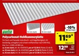 Polycarbonat-Hohlkammerplatte Angebote von Gutta bei Hagebaumarkt Haltern am See für 11,69 €
