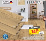 Klick-Laminat Melara Eiche bei Christian Scheffer Heimtex-Fachmarkt e.K. im Prospekt "" für 14,99 €