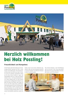 Aktueller Holz Possling Berlin Prospekt "Holz- & Baukatalog 2024/25" mit 188 Seiten