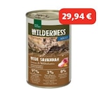 REAL NATURE WILDERNESS nourriture humide pour chat, adulte Wide Savannah agneau & sanglier 6x400 g dans le catalogue Maxi Zoo