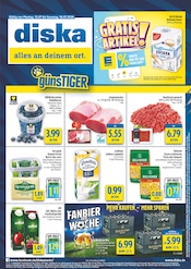 diska Discounter Prospekt der aktuellen Woche mit 12 Seiten, gültig von 13.07.2026 bis 18.07.2026, in Mainleus und Umgebung Aktueller diska Discounter Prospekt in Mainleus und Umgebung, "alles an deinem ort." mit 12 Seiten, 13.07.2026 - 18.07.2026